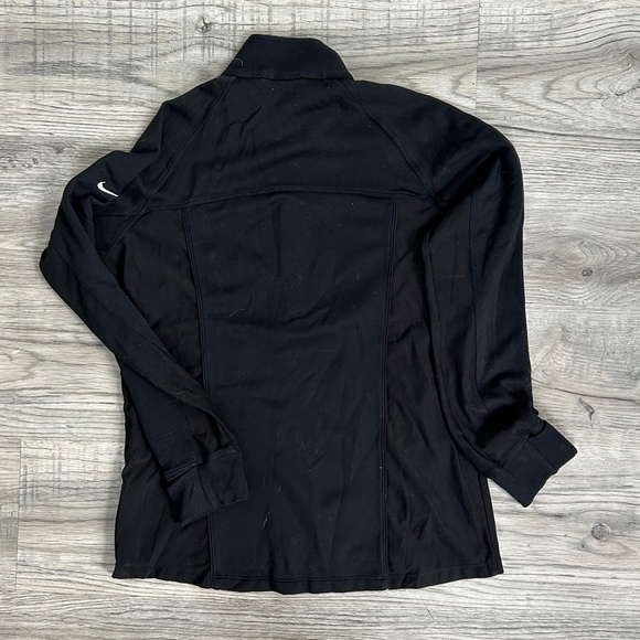 NIKE Sphere Running Half Zip Pullover Black Lightweight Sz M - Picture 2 of 8
